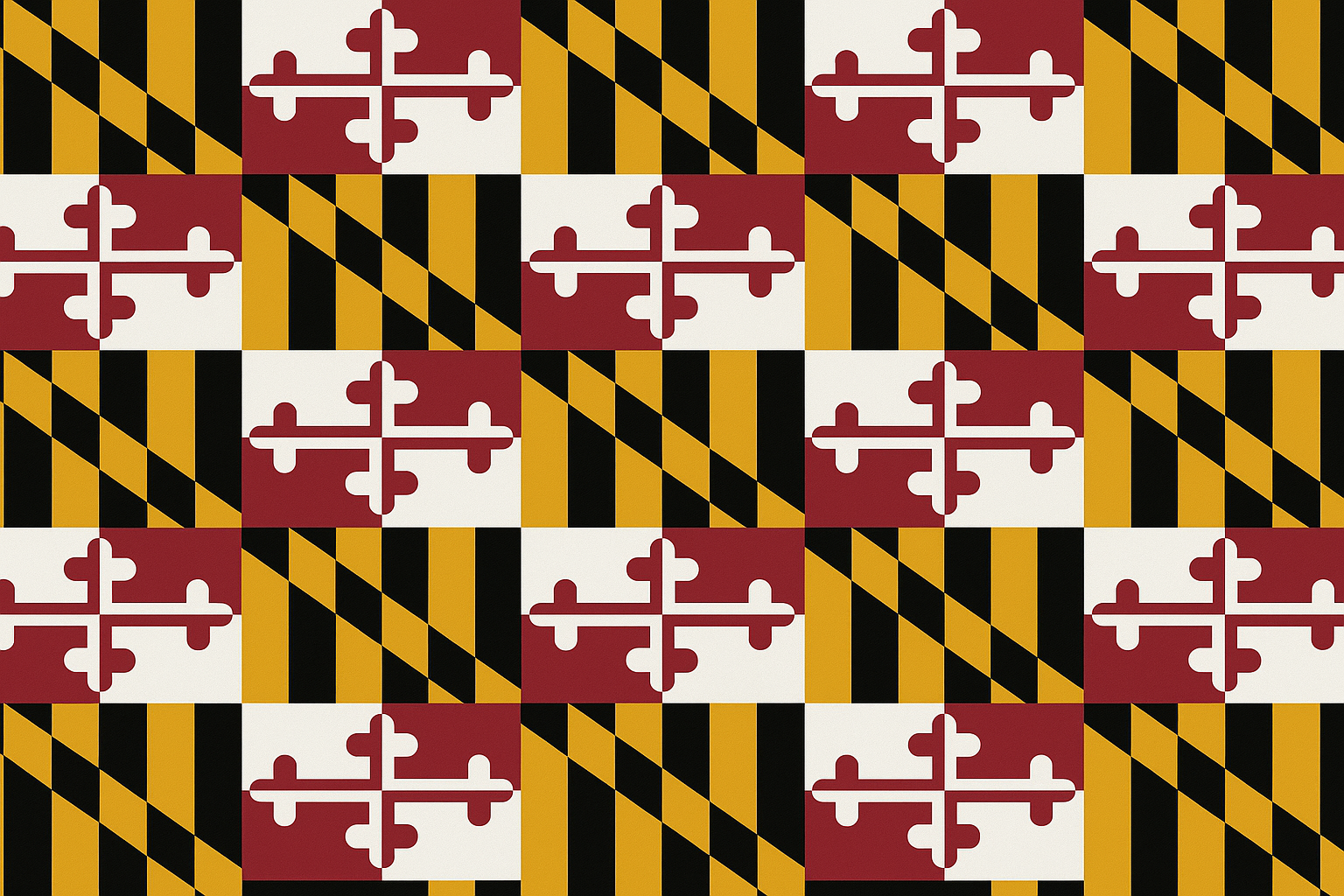 MARYLAND FLAG THEMED FOBS