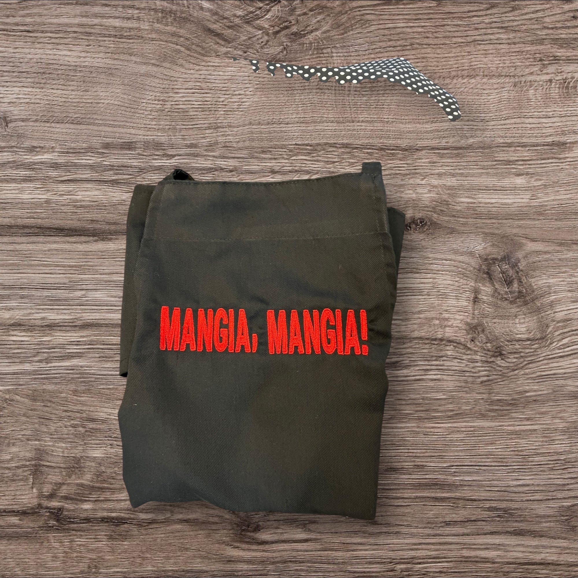 Custom Embroidery Apron: Personalized Chef, Cooking, Baking Gift