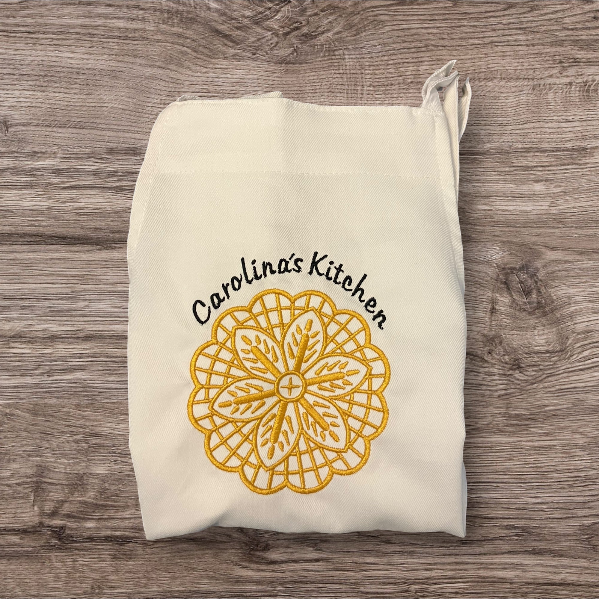 Custom Embroidery Apron: Personalized Chef, Cooking, Baking Gift
