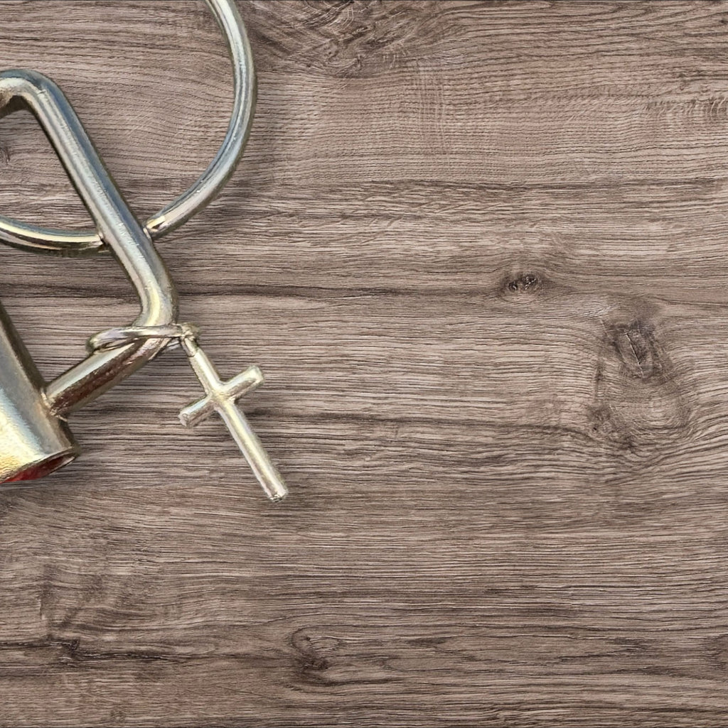 Make Heaven Crowded  - Christian inspired Key Fob Wristlet - Embroidered