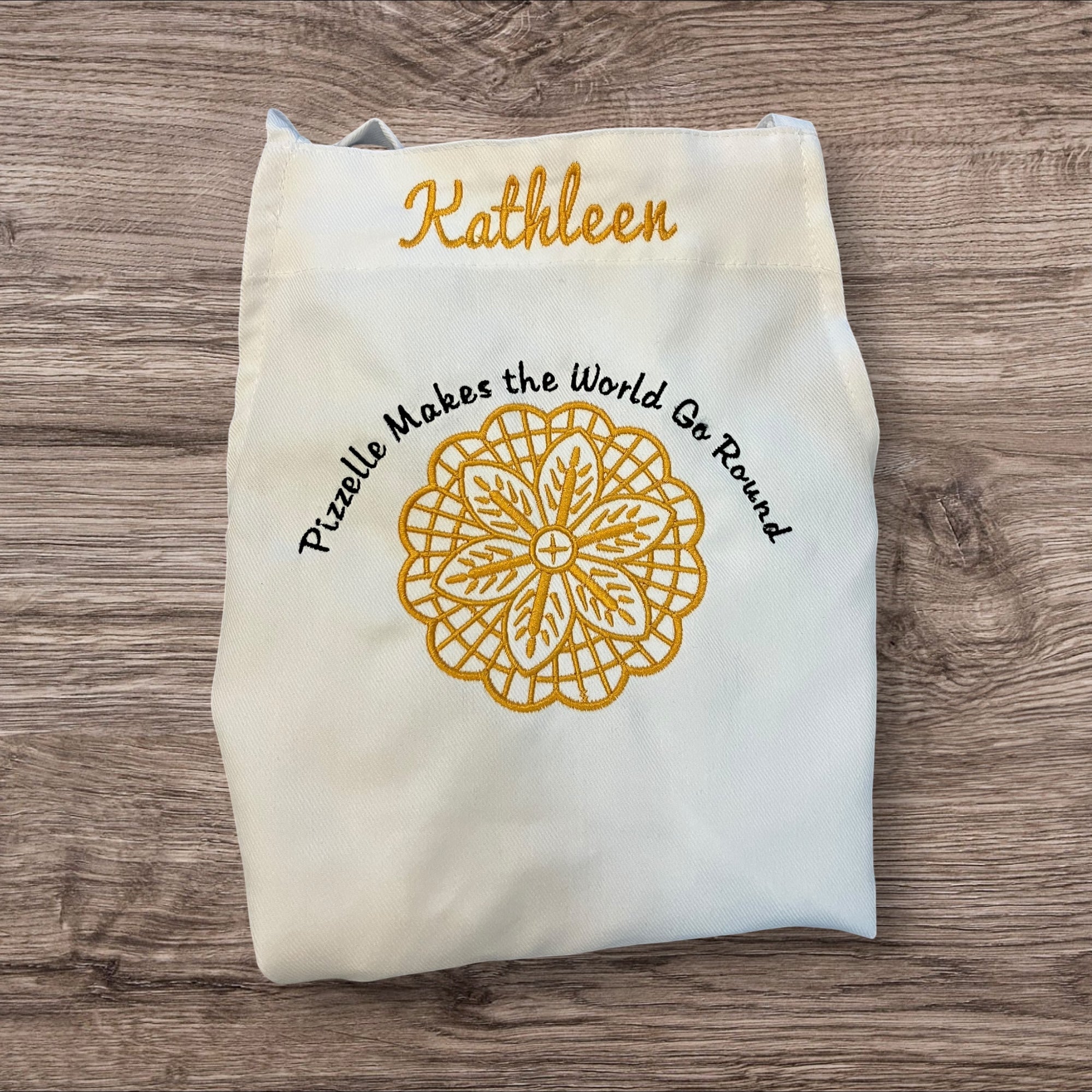 Custom Embroidery Apron: Personalized Chef, Cooking, Baking Gift