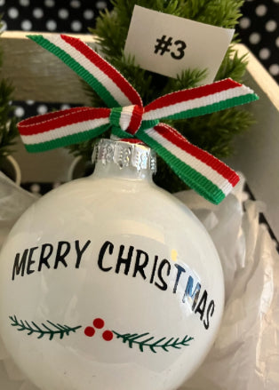 Buon Natale Christmas Ball: Personalized Italian Ornament