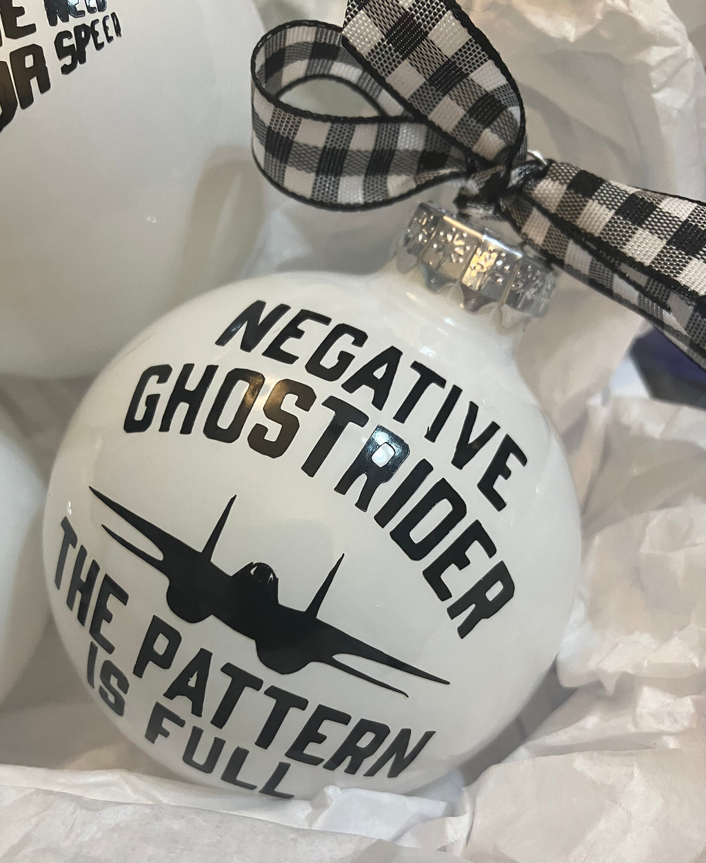 Need for Speed- Take Me To Bed or Lose Me Forever - Negative Ghost Writer - Don’t Think, Just Do - Top Gun inspired  2025  Ornaments