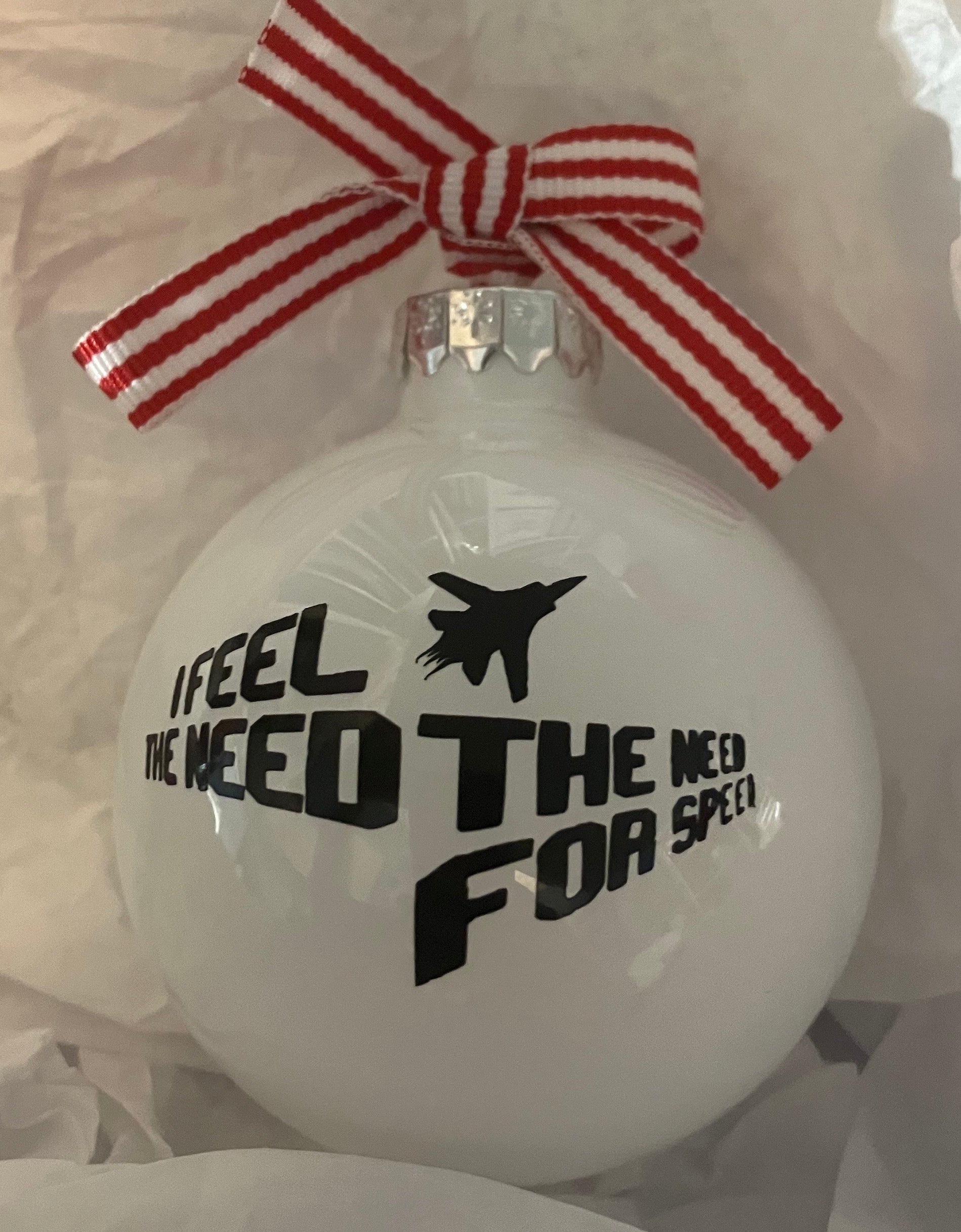 Need for Speed- Take Me To Bed or Lose Me Forever - Negative Ghost Writer - Don’t Think, Just Do - Top Gun inspired  2025  Ornaments