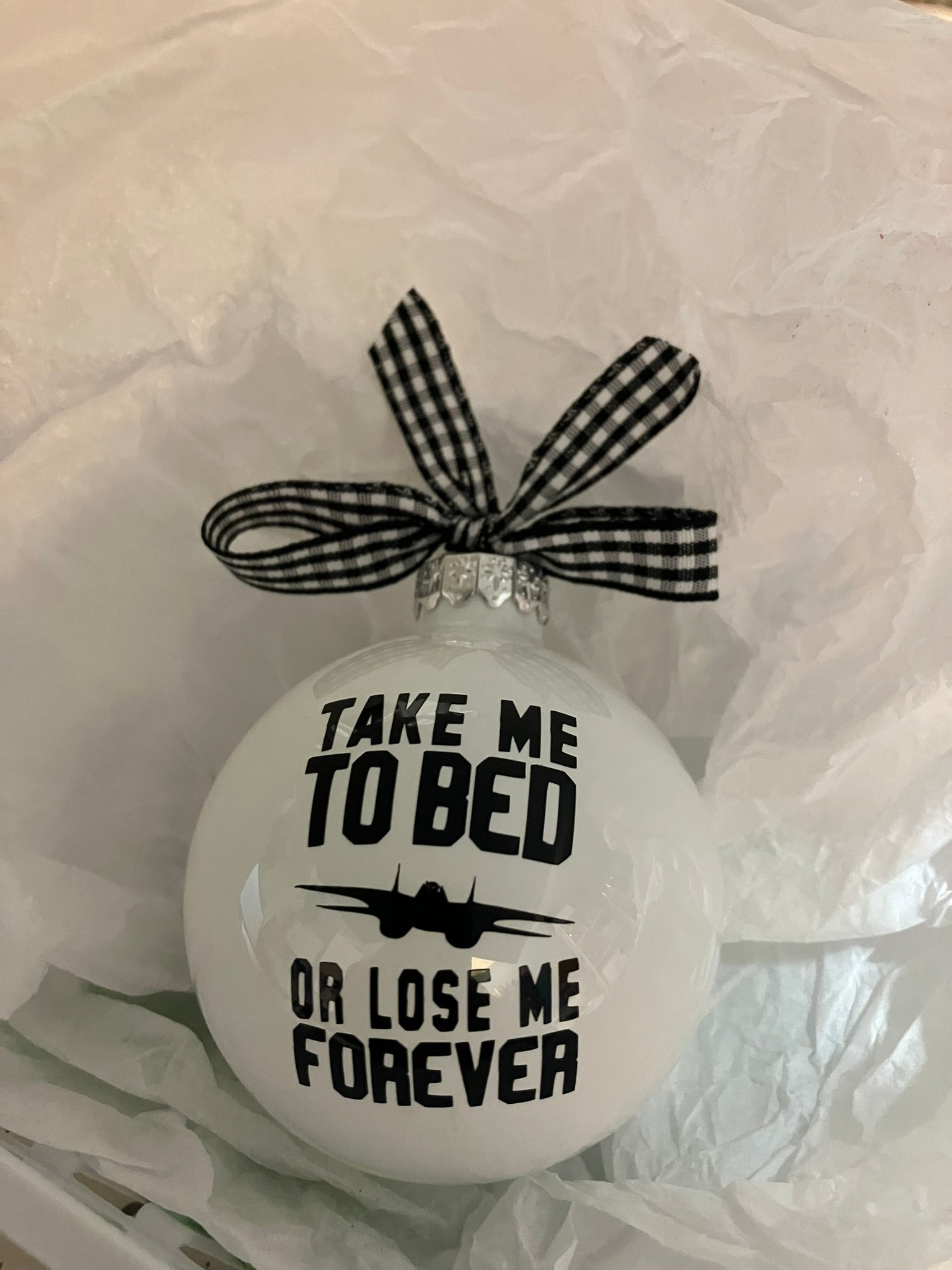 Need for Speed- Take Me To Bed or Lose Me Forever - Negative Ghost Writer - Don’t Think, Just Do - Top Gun inspired  2025  Ornaments