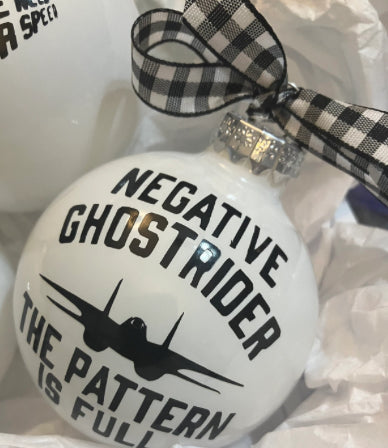 Need for Speed- Take Me To Bed or Lose Me Forever - Negative Ghost Writer - Don’t Think, Just Do - Top Gun inspired  2025  Ornaments