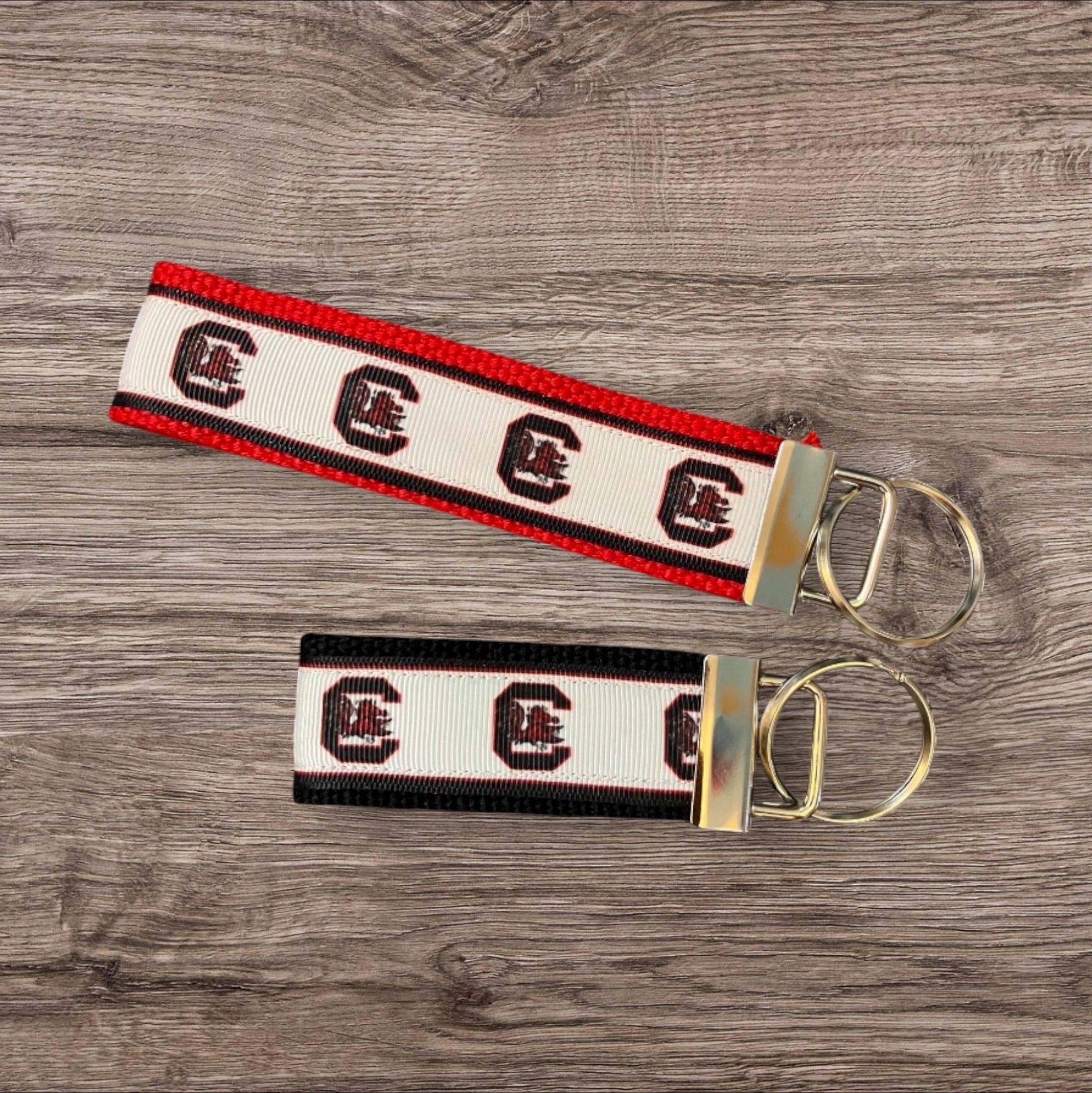 Personalized College / University  Inspired Keychain, key fob, luggage, alumni, merch  - South Carolina University 2 sizes available  ** Free Embroidery**