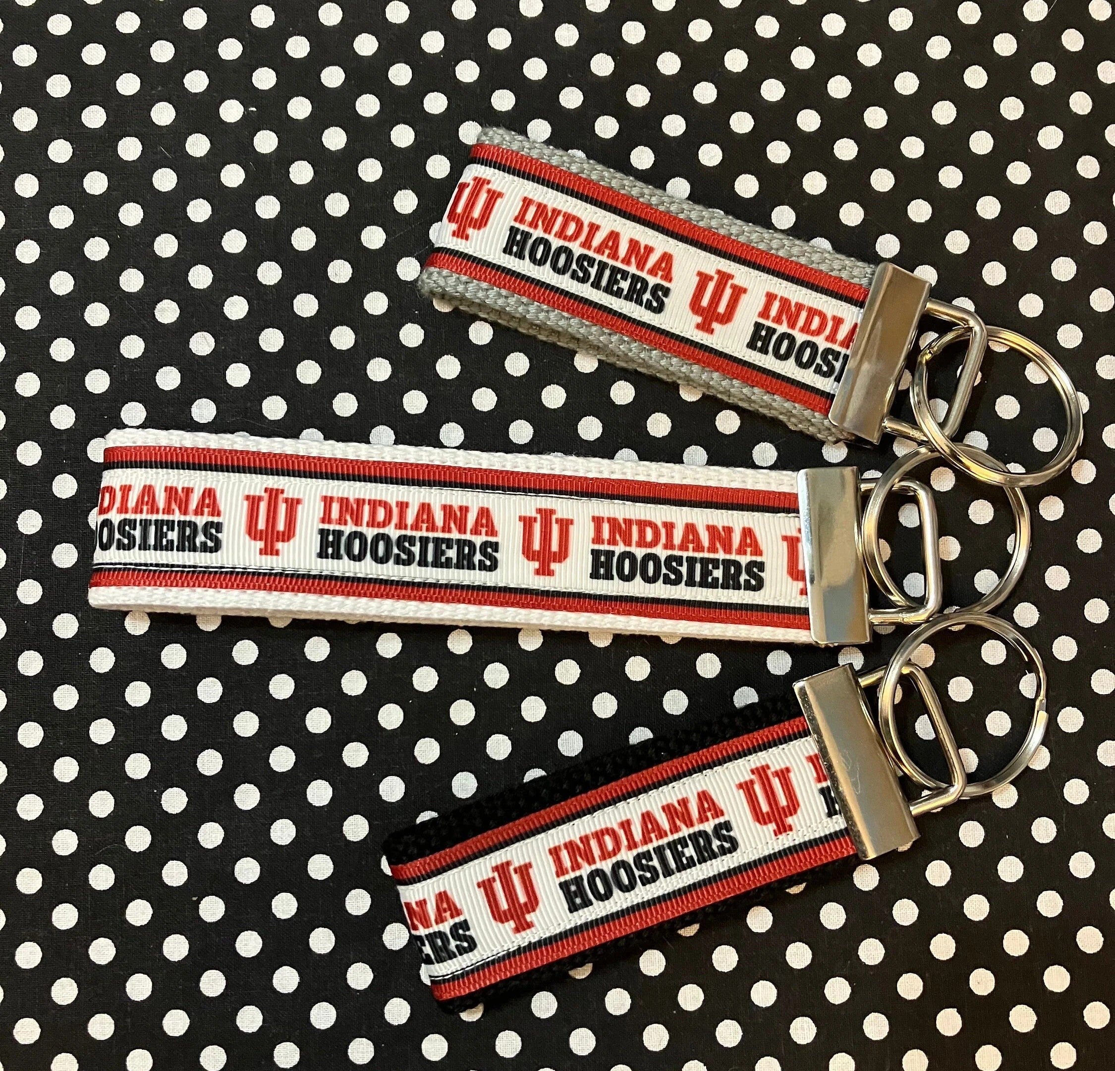 Personalized College  / University of Michigan Inspired Keychain, key fob, luggage, alumni, merch  -  University 2 sizes available  ** Free Embroidery**