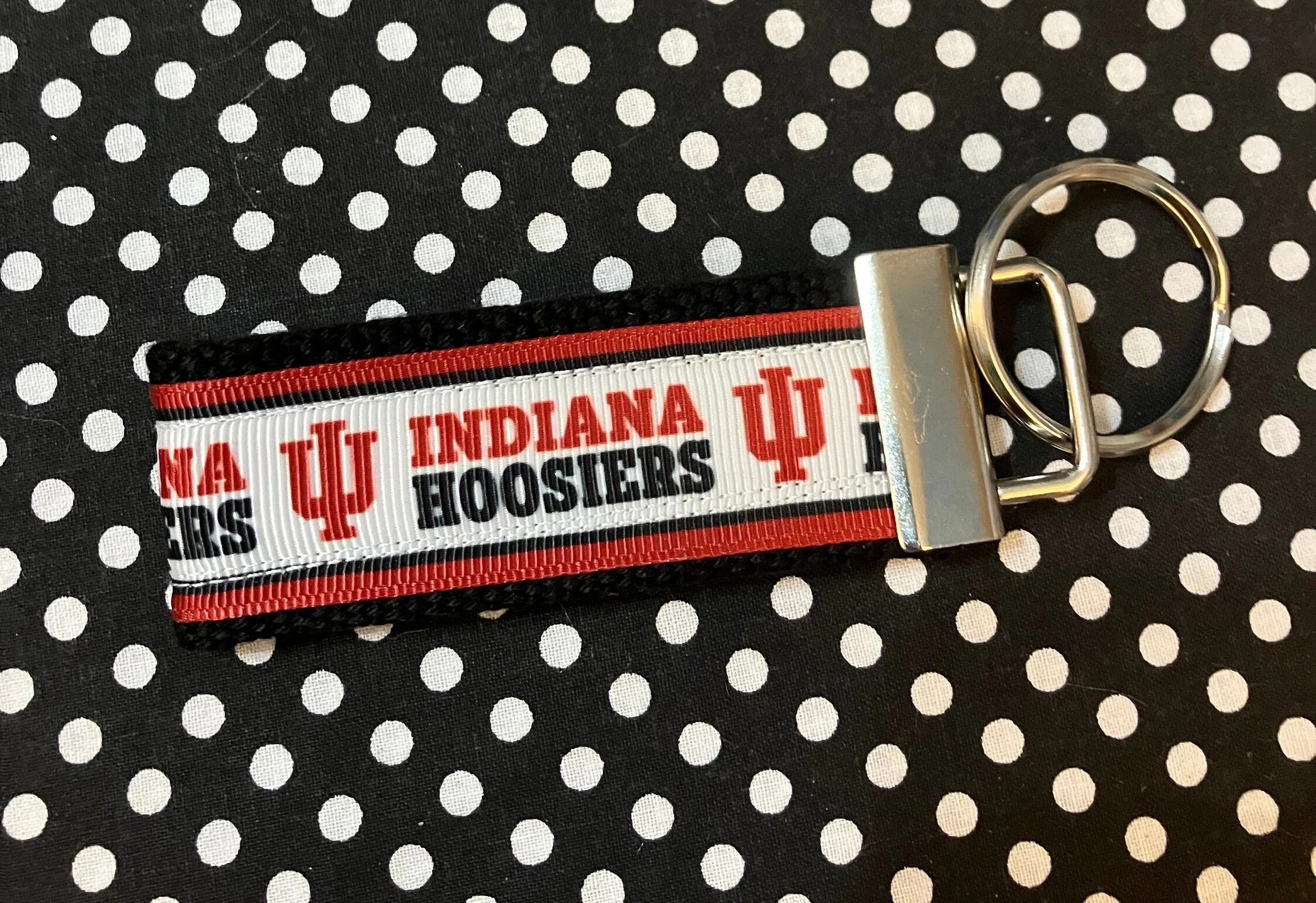 Personalized College  / University of Michigan Inspired Keychain, key fob, luggage, alumni, merch  -  University 2 sizes available  ** Free Embroidery**
